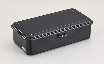 TOYO Trunk Shape Toolbox T-190 Black - Click Image to Close